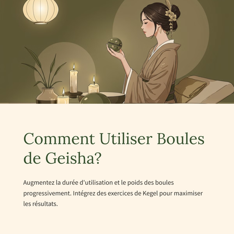 Comment Utiliser Boules de Geisha?