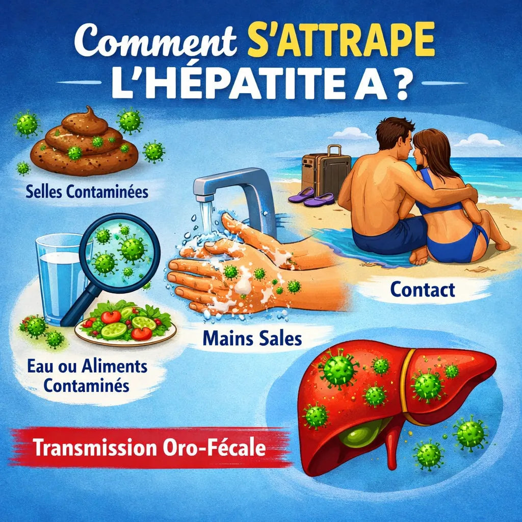 Comment S'Attrape L'Hépatite A ?