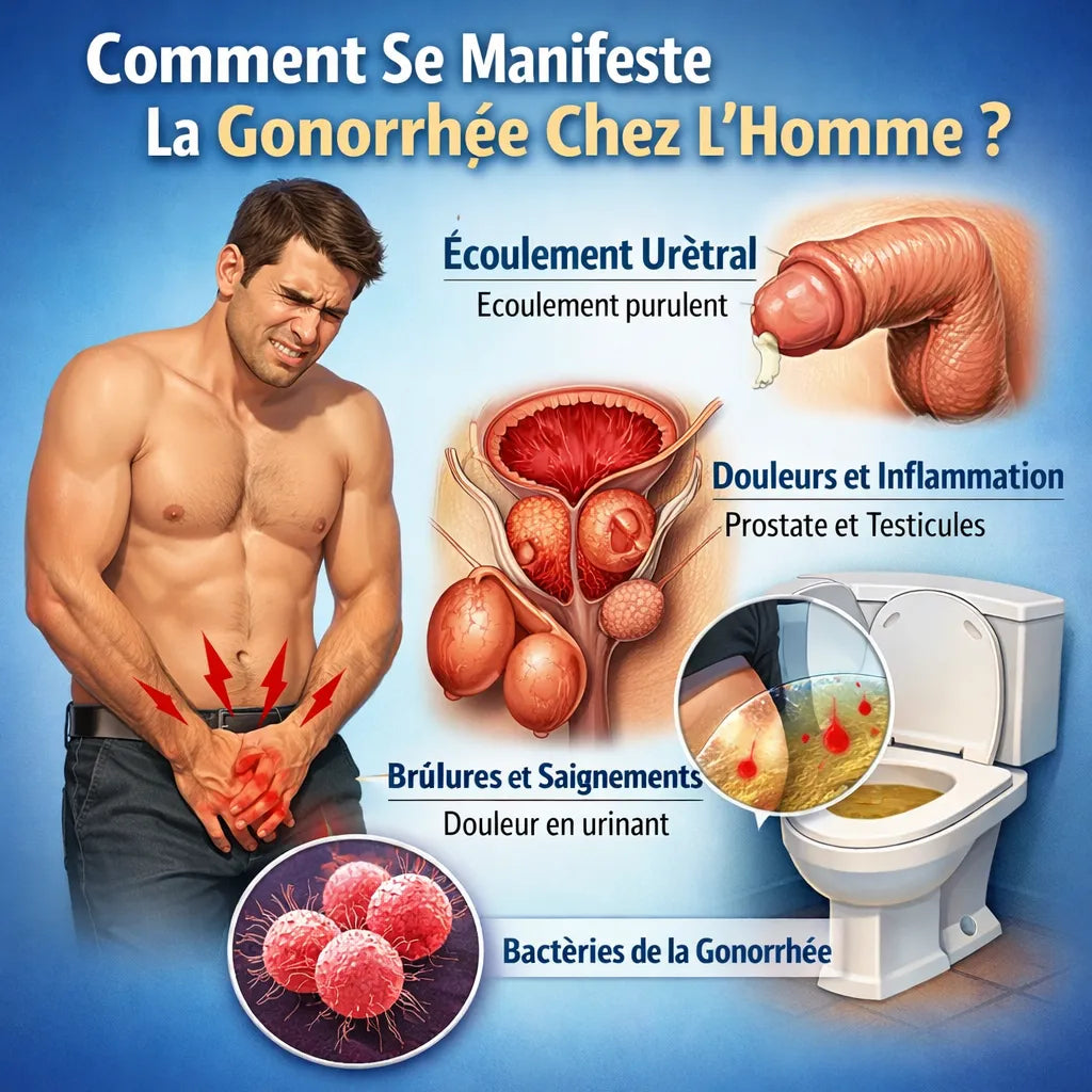 Comment Se Manifeste La Gonorrhée Chez L'Homme ?