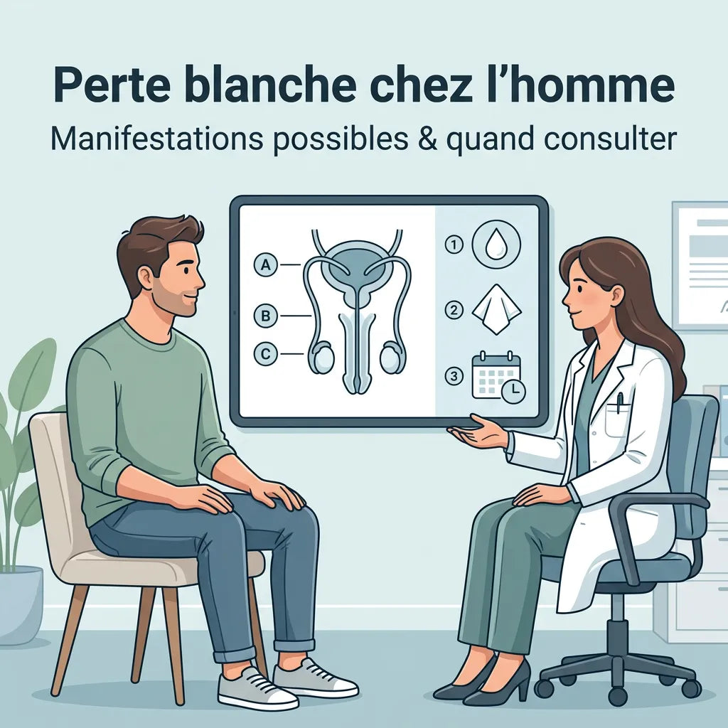 Comment Se Manifeste La Perte Blanche Chez L'Homme ?