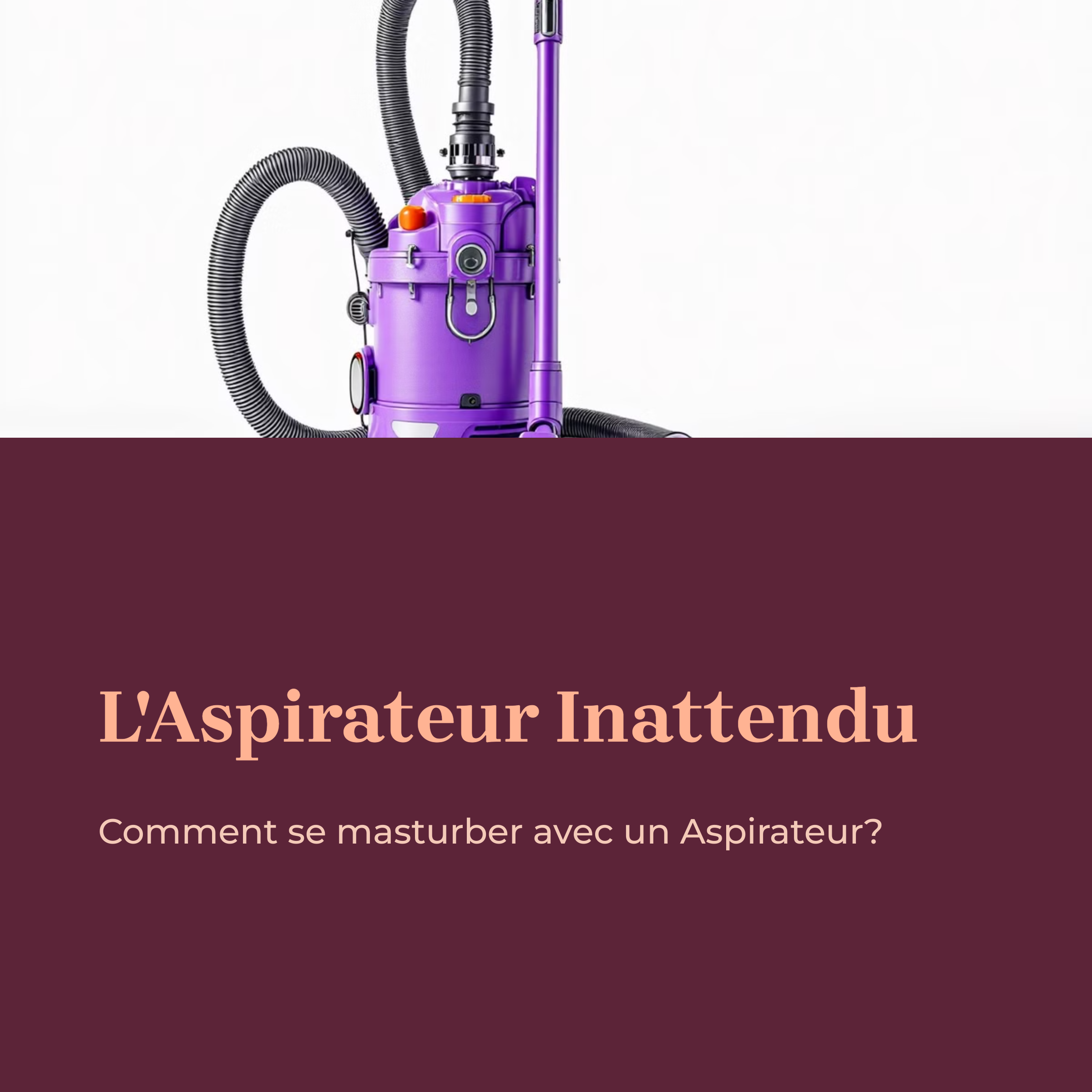 Comment Se Masturber Avec Un Aspirateur?