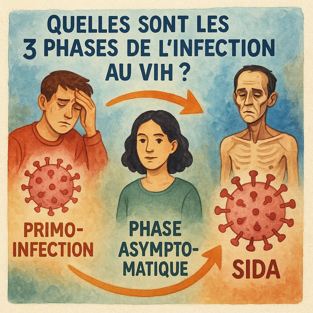 Quelles Sont Les 3 Phases De L'Infection Au Vih ?