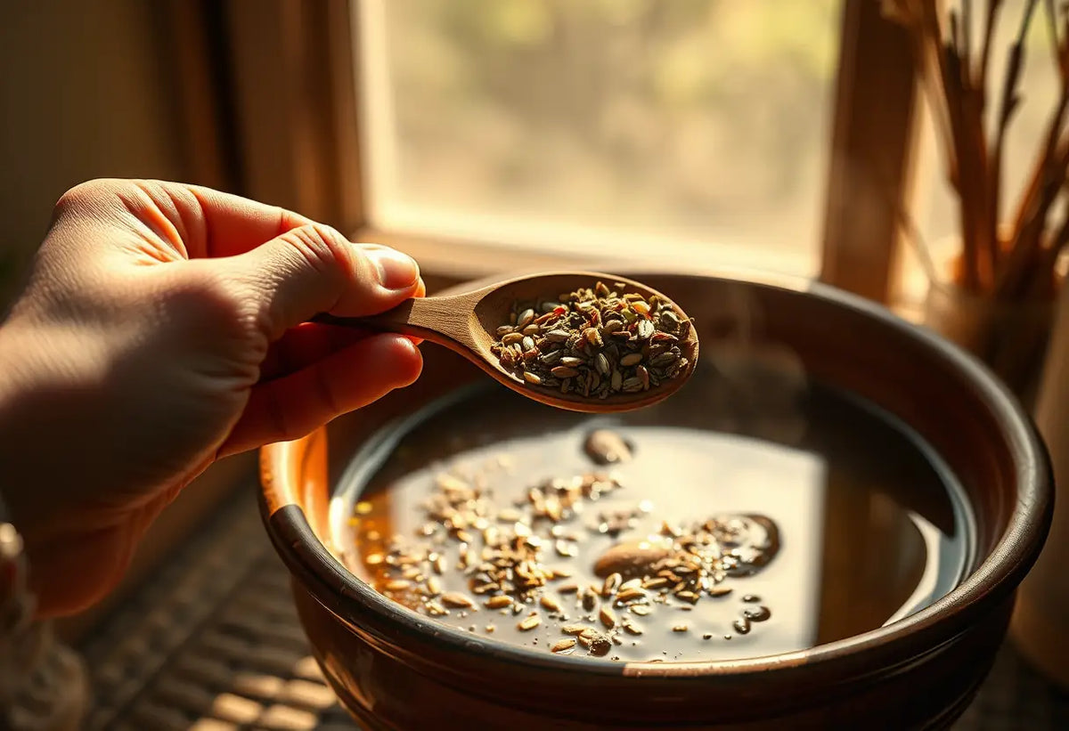 Mélange d'herbes pour la libido