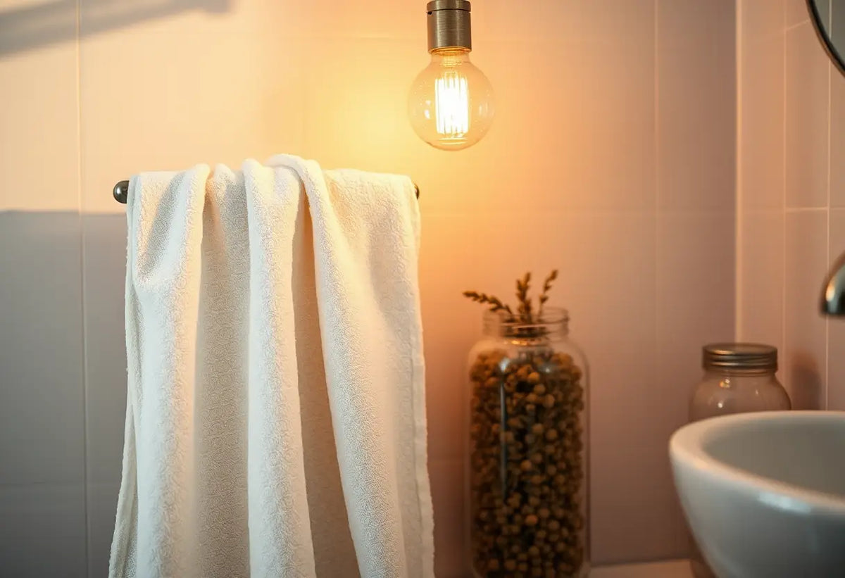 serviette de toilette et pot à herbes aromatiques pour la méthode Serena