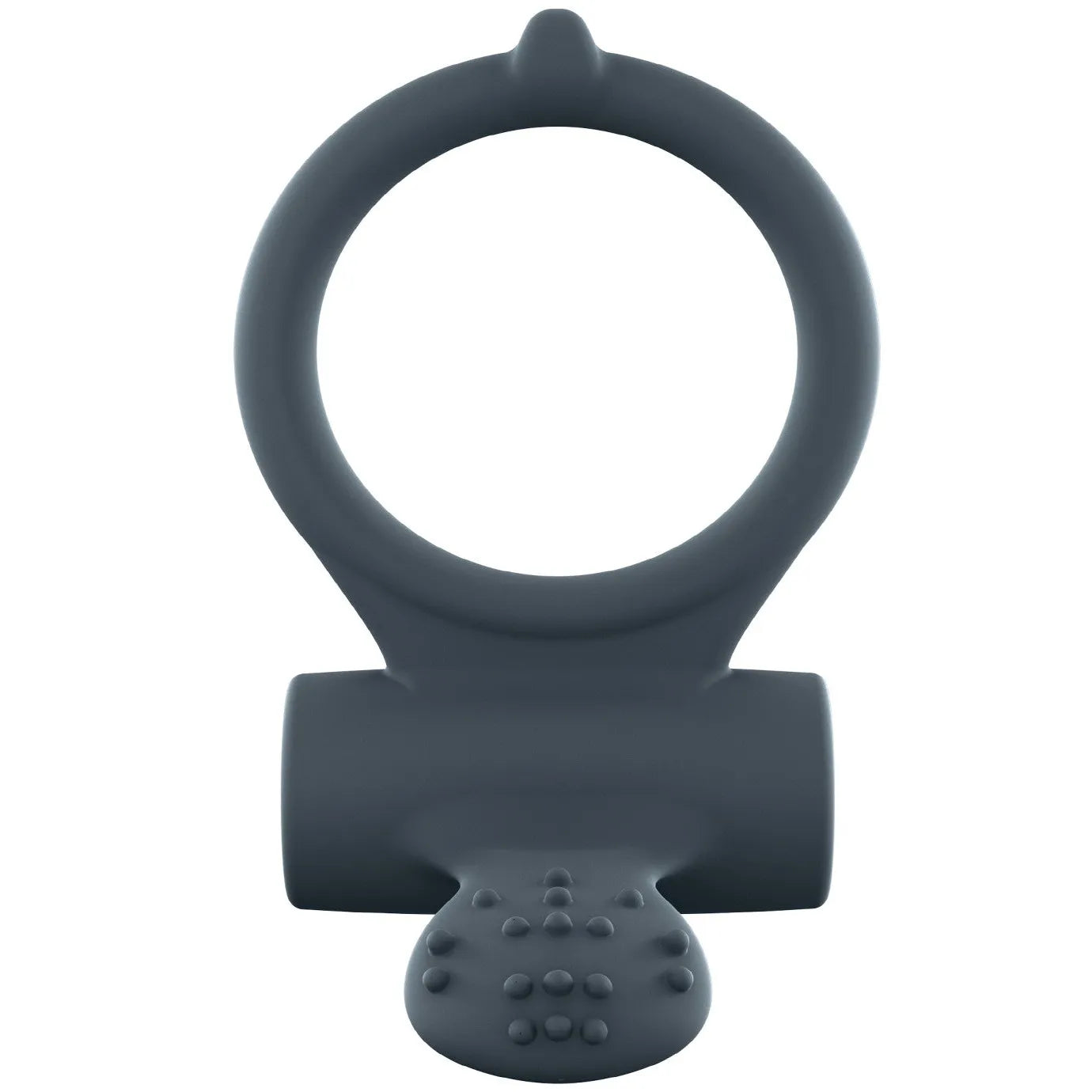 Cockring Vibrant Power Clit + - Noir