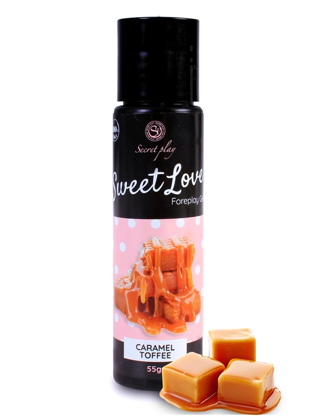 2 en 1 Gel de massage et lubrifiant caramel 100% comestible - SP6751