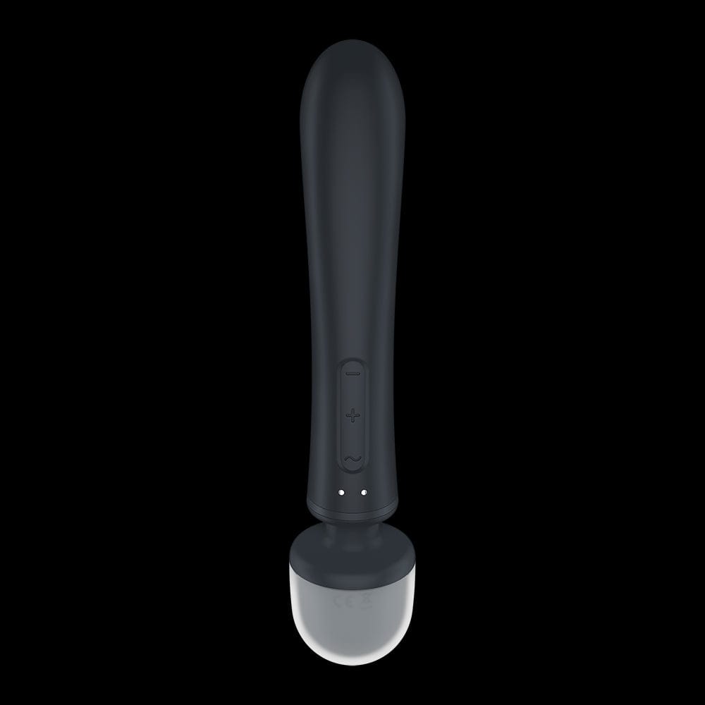 2 en 1 Vibromasseur rabbit et wand noir USB Triple Lover Satisfyer - CC597825