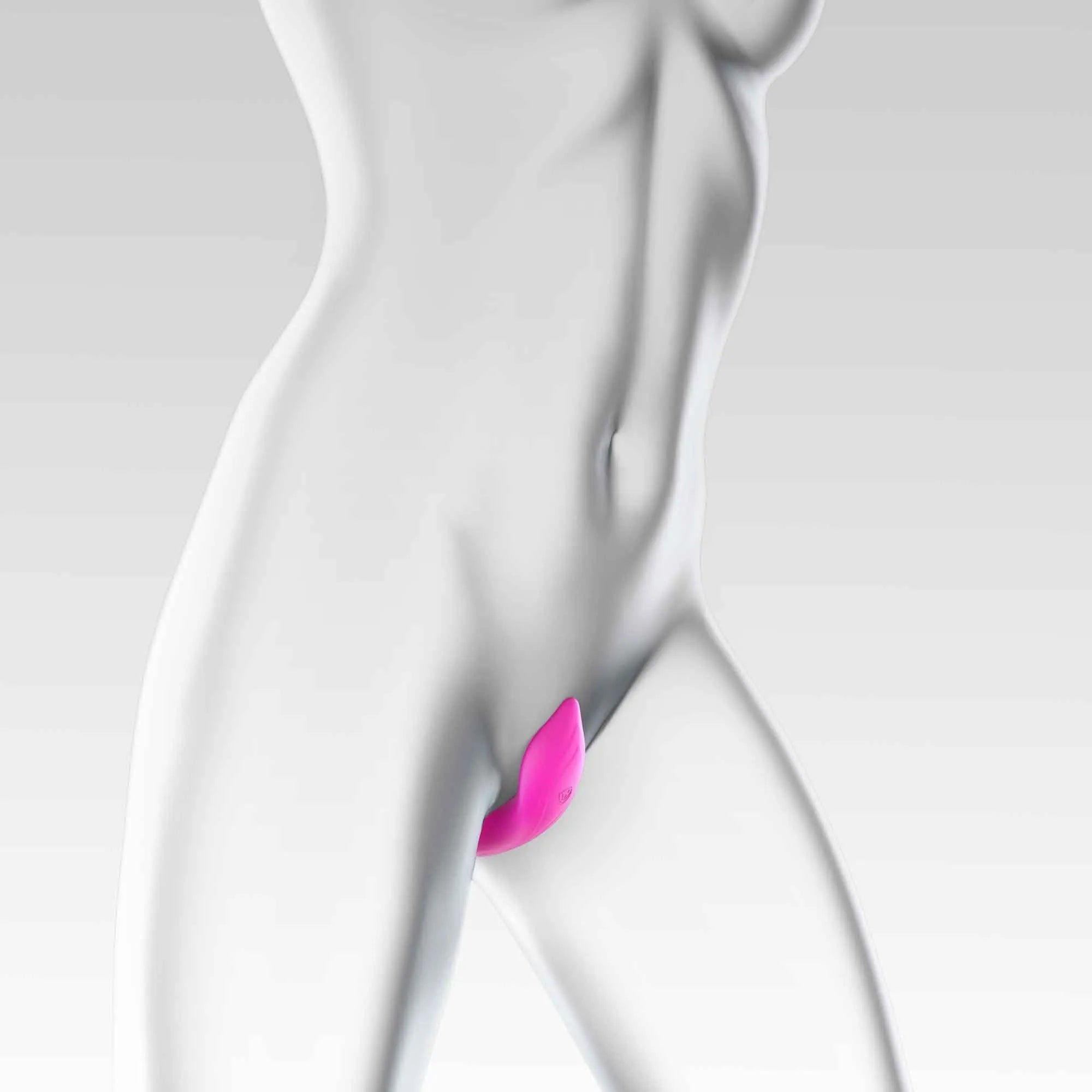Stimulateur Clitoridien Puissant Rose Étanche 10 Modes Silicone Rechargeable