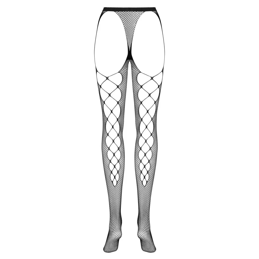 S233 Collants ouverts - Noir