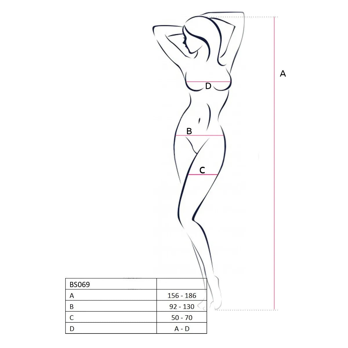 Bodystocking noir élastique design géométrique, taille unique, sublimant les courbes féminines, idéal soirée.