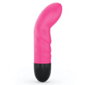 Vibromasseur stimulation point G silicone waterproof rechargeable 10 modes rose