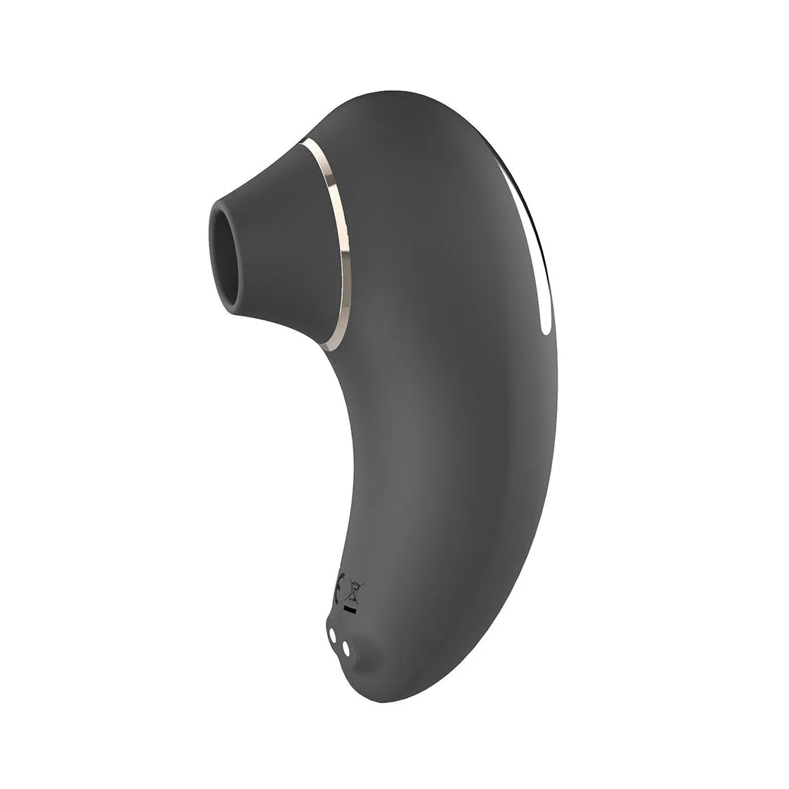 Vibromasseur clitoridien waterproof silicone noir 9 modes vibrations silencieux