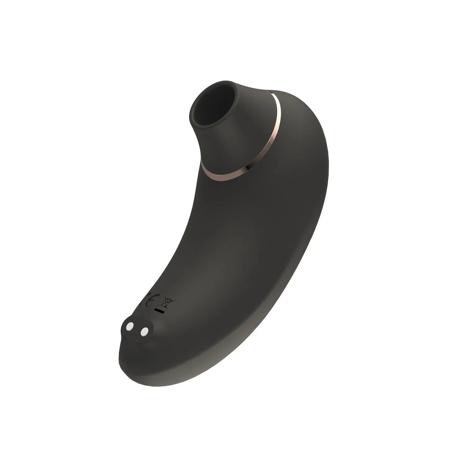 Vibromasseur clitoridien waterproof silicone noir 9 modes vibrations silencieux