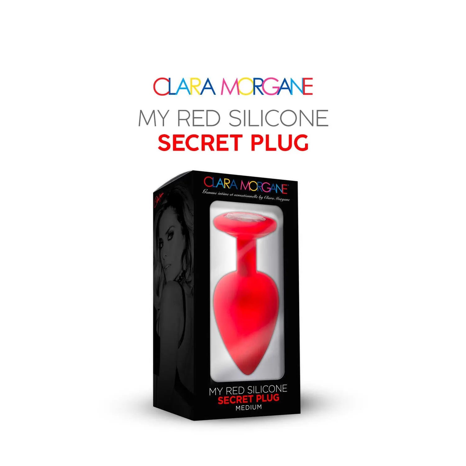 Plug anal silicone rouge waterproof moyen couple homme femme