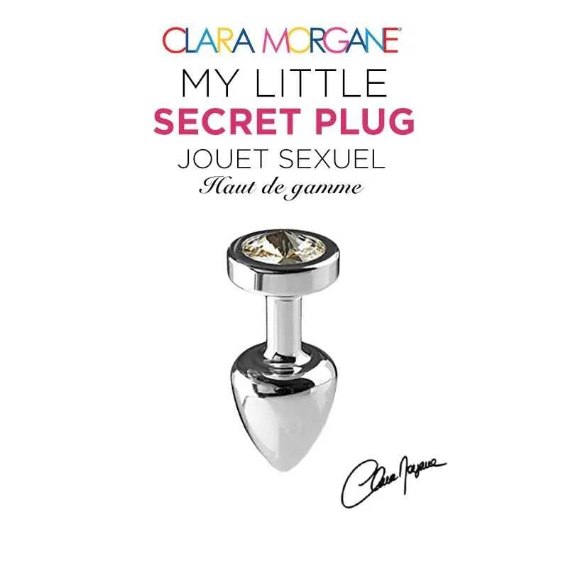 Plug anal aluminium blanc waterproof petite taille femme homme couple