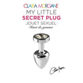 Plug anal aluminium blanc waterproof petite taille femme homme couple