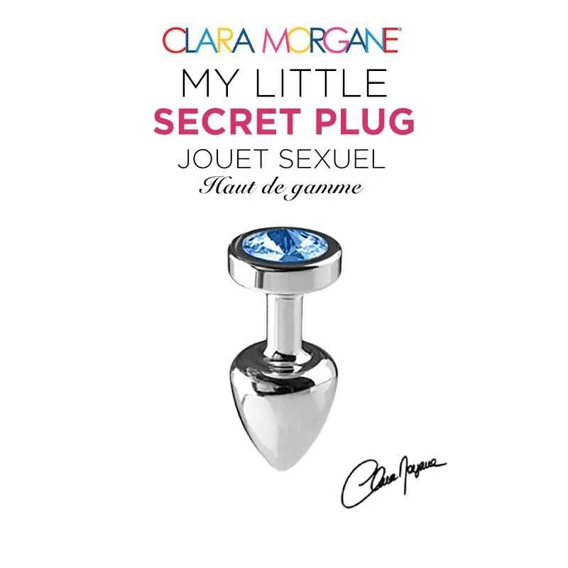Plug anal aluminium waterproof petit bleu pour homme femme couple