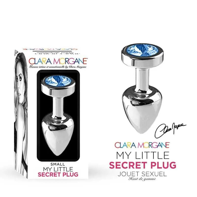 Plug anal aluminium waterproof petit bleu pour homme femme couple