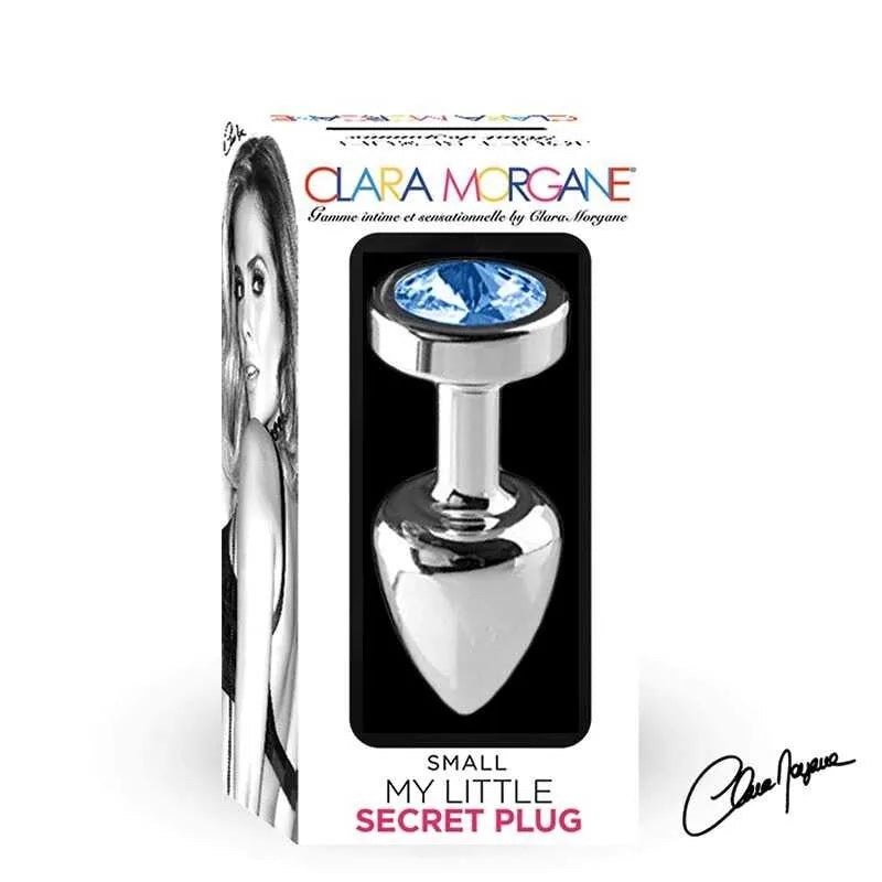 Plug anal aluminium waterproof petit bleu pour homme femme couple