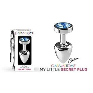 Plug anal aluminium waterproof petit bleu pour homme femme couple