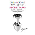 Plug anal aluminium waterproof noir medium usage couple femme homme