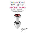 My little secret plug anal aluminium waterproof rouge 7cm 2,5cm
