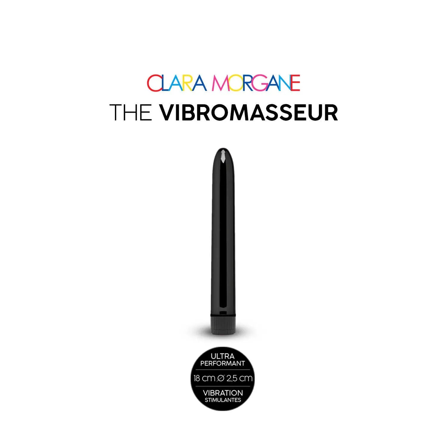 Vibromasseur ABS Noir Femme Vibrant Sans Phtalates Usage Vaginal Clitoris