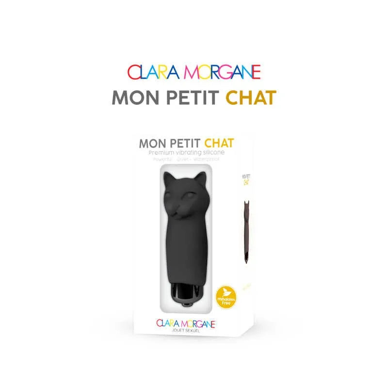 Mini vibromasseur clitoridien waterproof 10 modes femme couple noir Clara Morgane