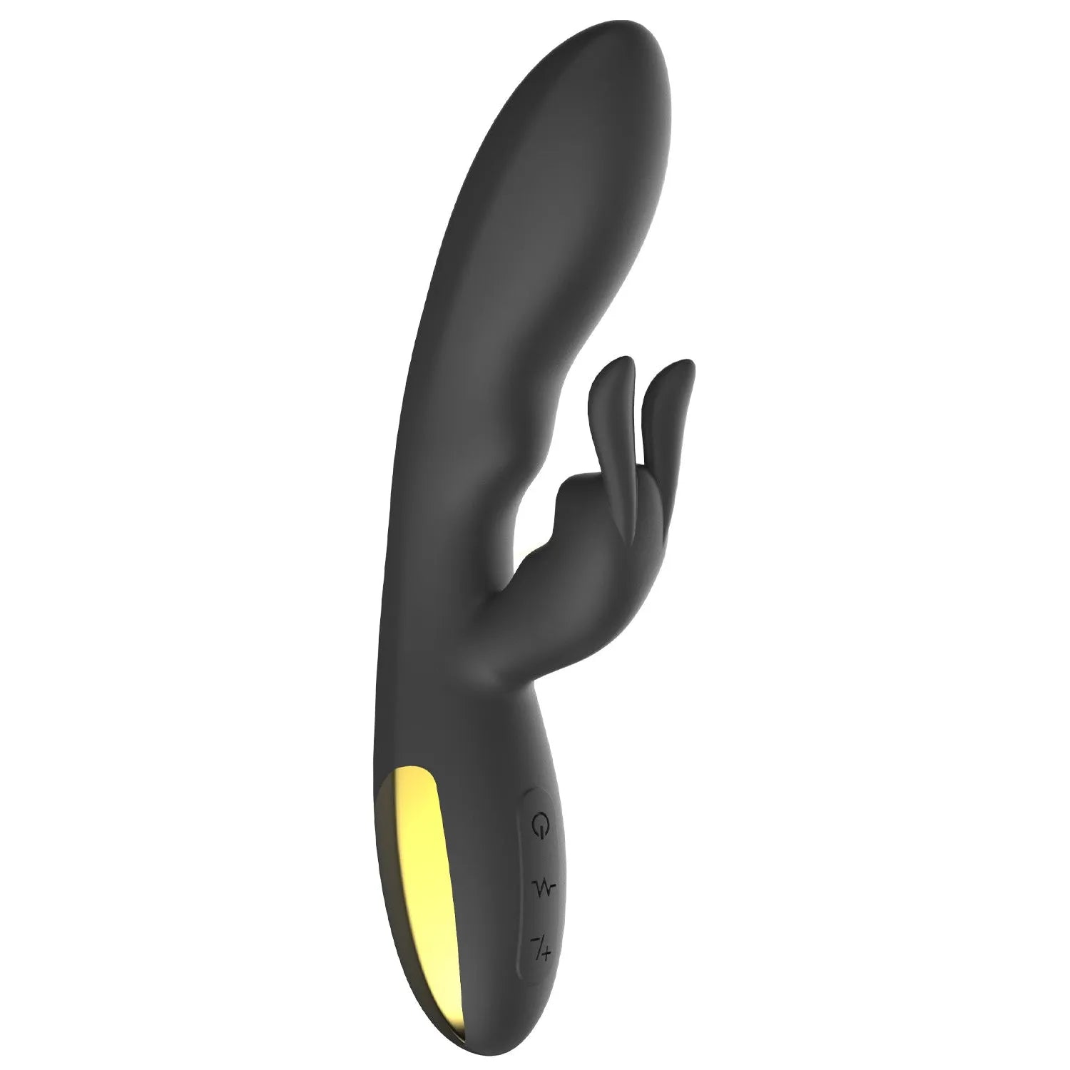 Vibromasseur rabbit noir puissant USB waterproof 10 modes vibrations silicone