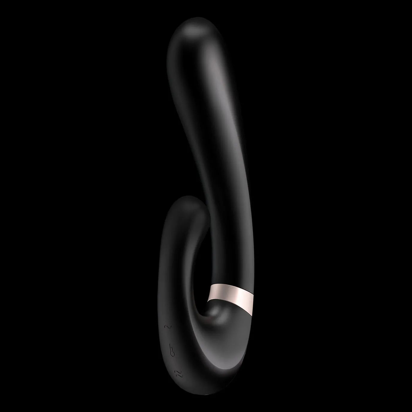 Heat Wave Connect App - Noir Stimulateur clitoridien et Vibromasseur point G Satisfyer