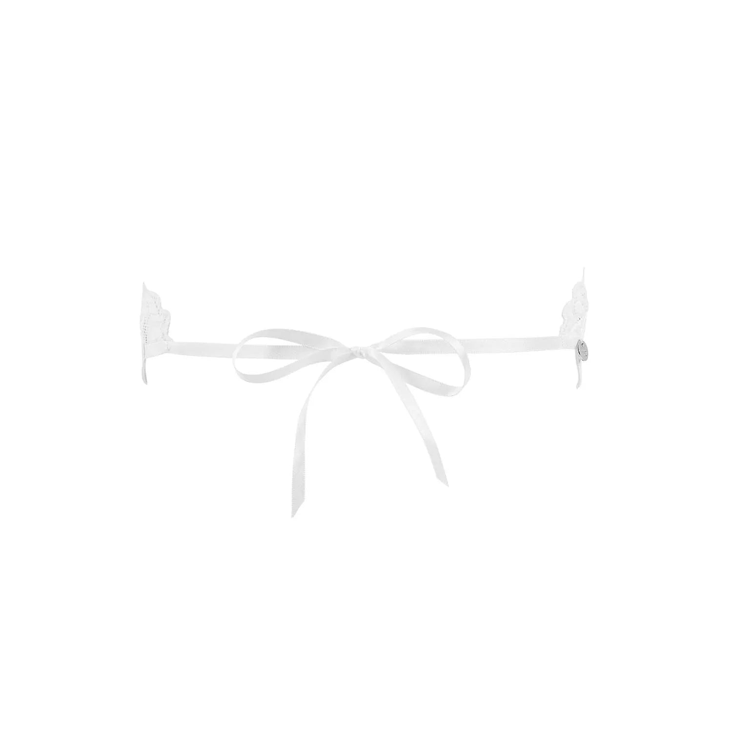 Masque yeux blanc satin dentelle chic sexy jeux coquins couple amoureux