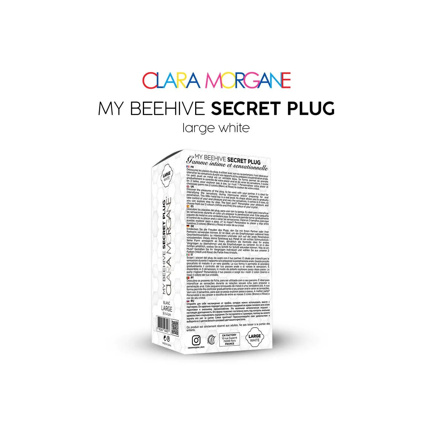 My Beehive Secret Plug Aluminium Taille Large Medium Small