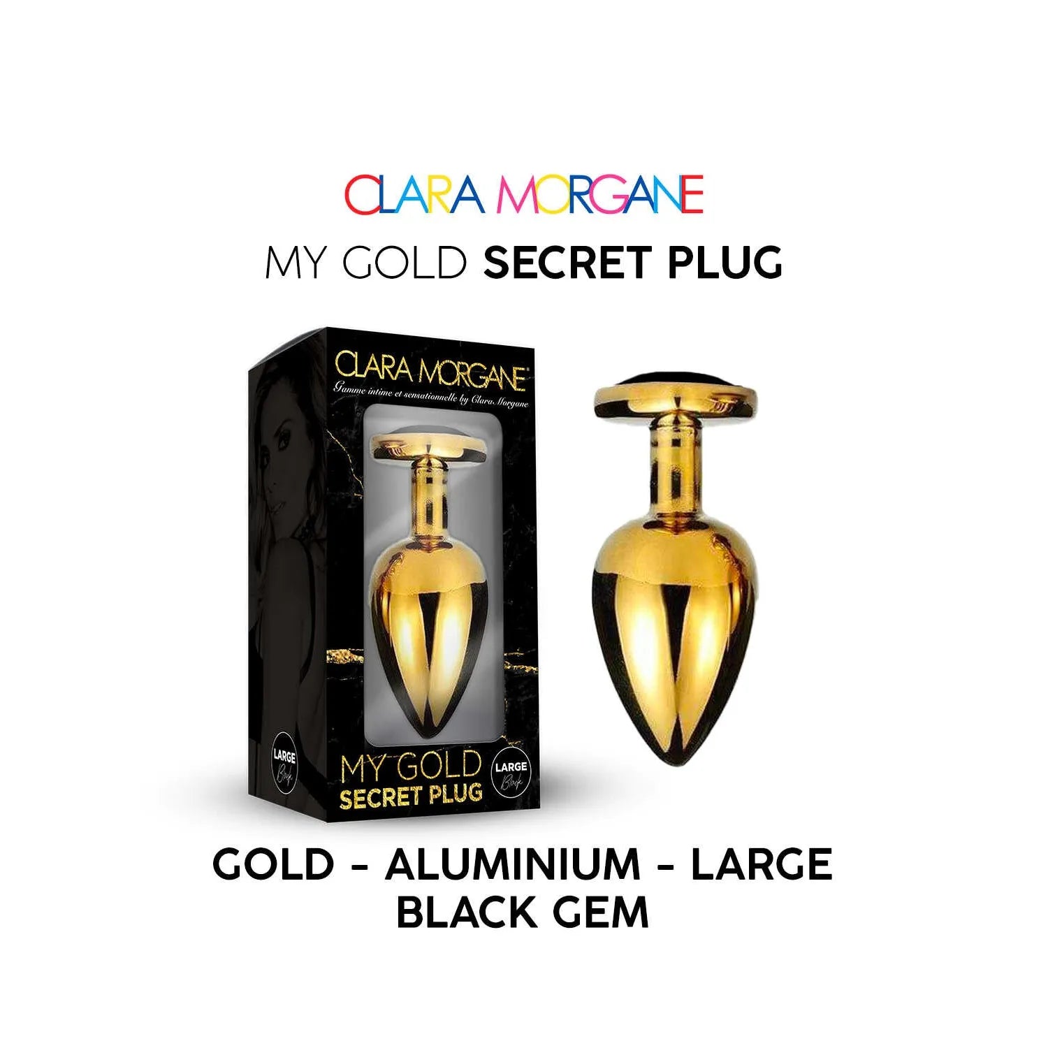 Plug Anal Alu Gold Secret Taille Multiple