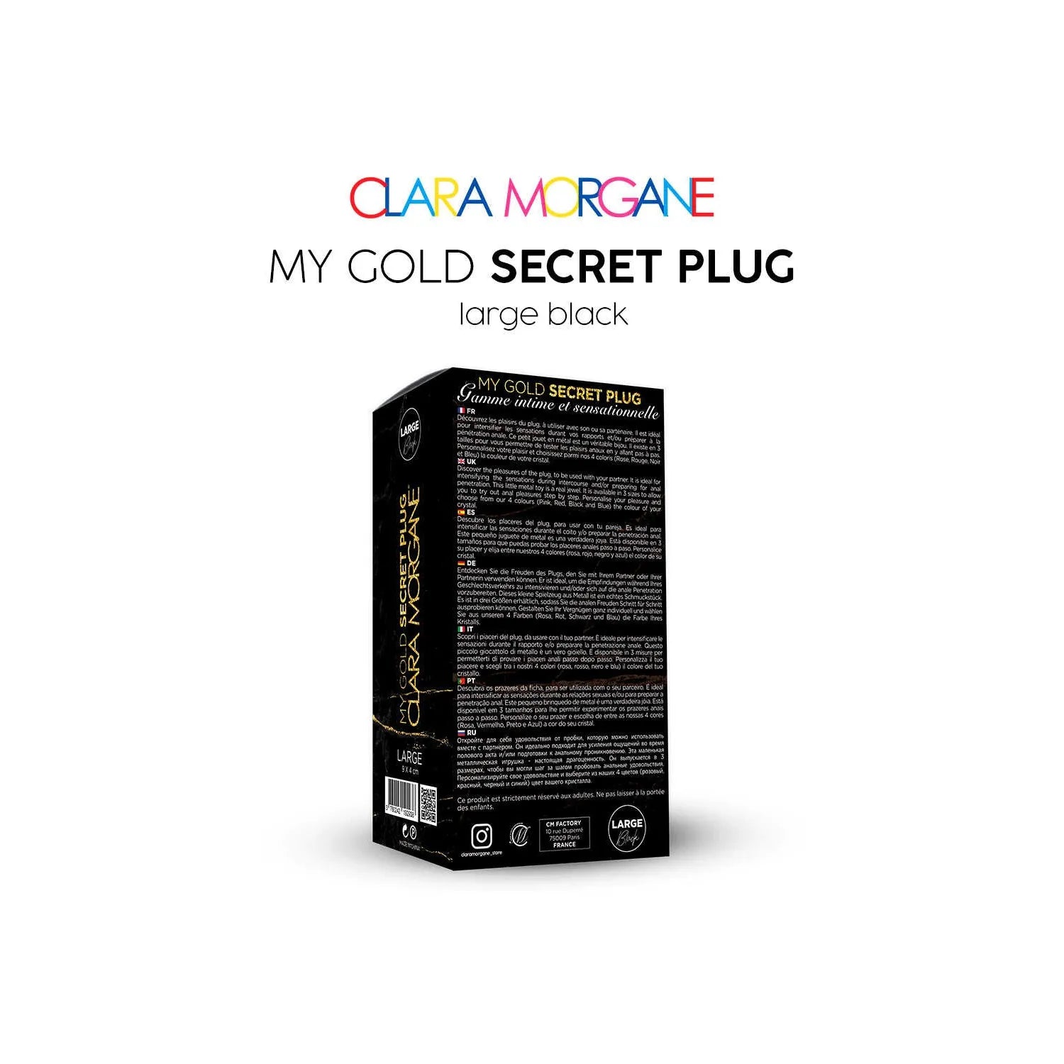 Plug Anal Alu Gold Secret Taille Multiple