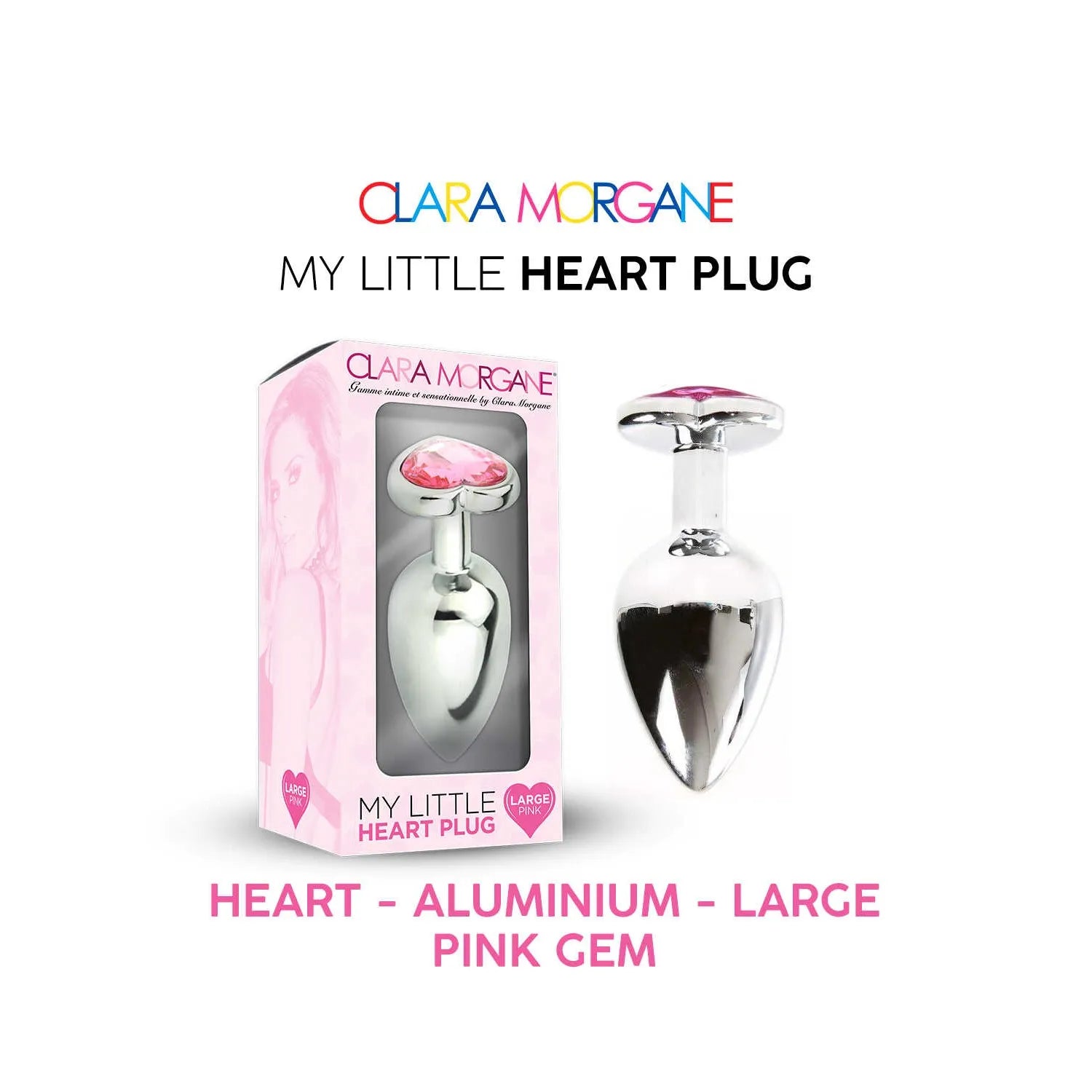 Plug Anal Aluminium Taille Variée My Little Heart