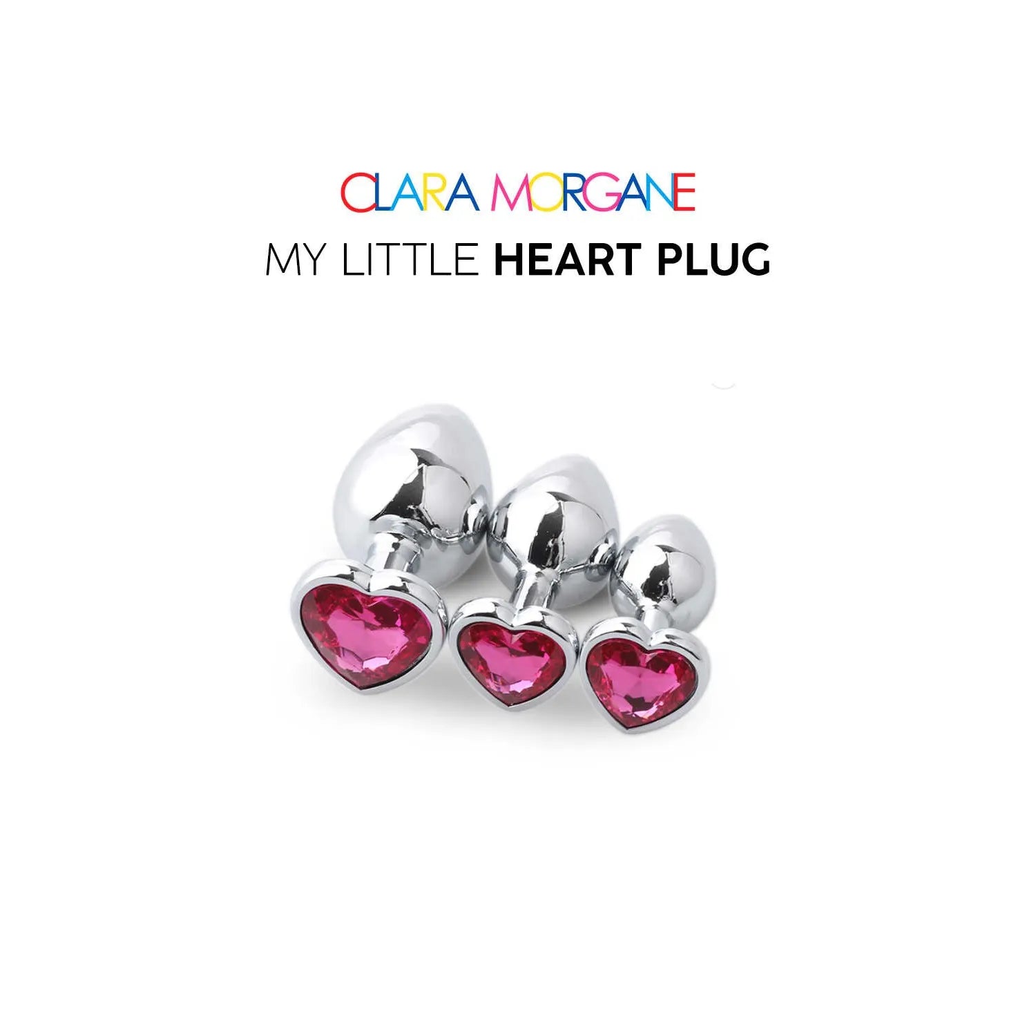 Plug Anal Aluminium Taille Variée My Little Heart