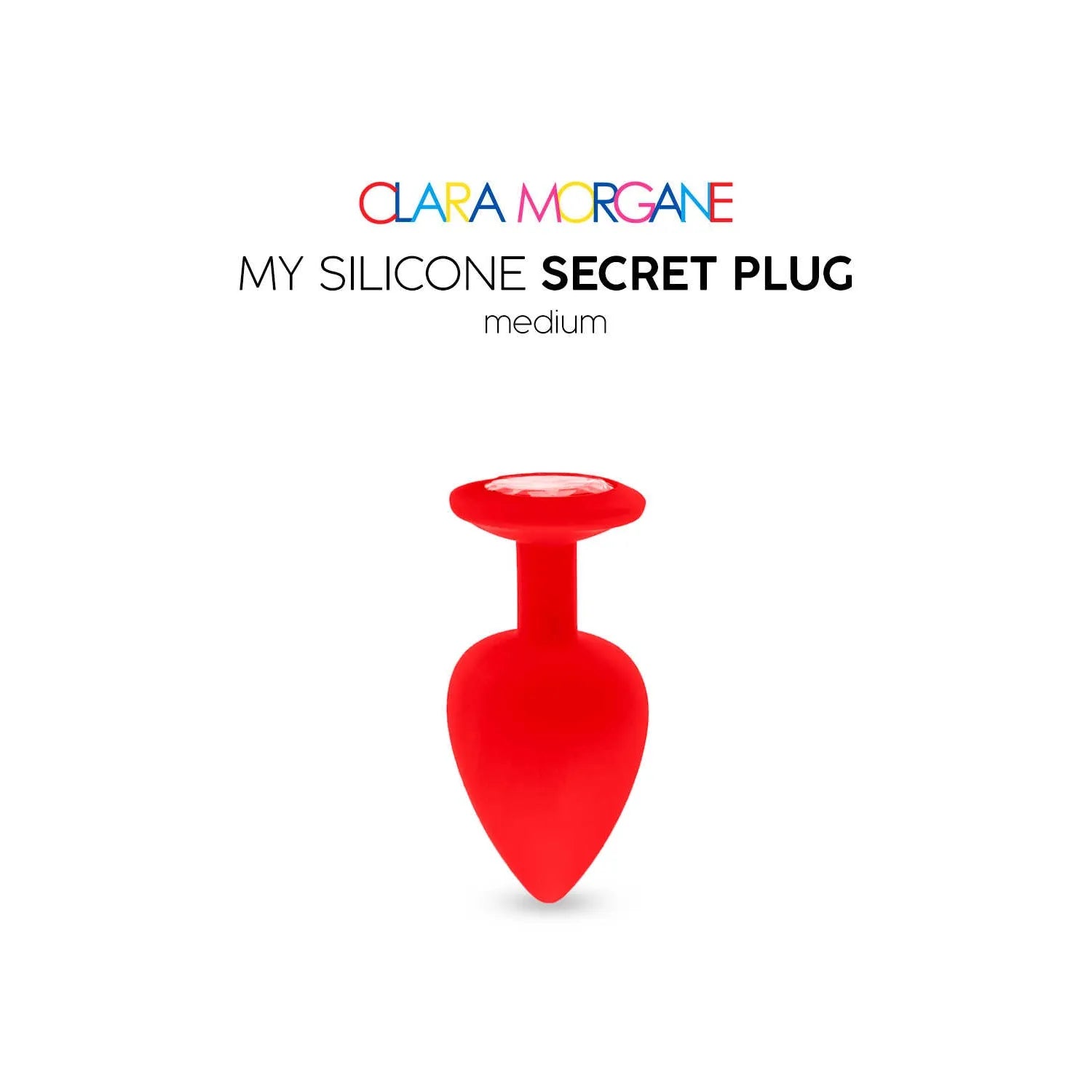 Plug Anal Silicone Rouge Taille Small Medium Large Discret Confortable
