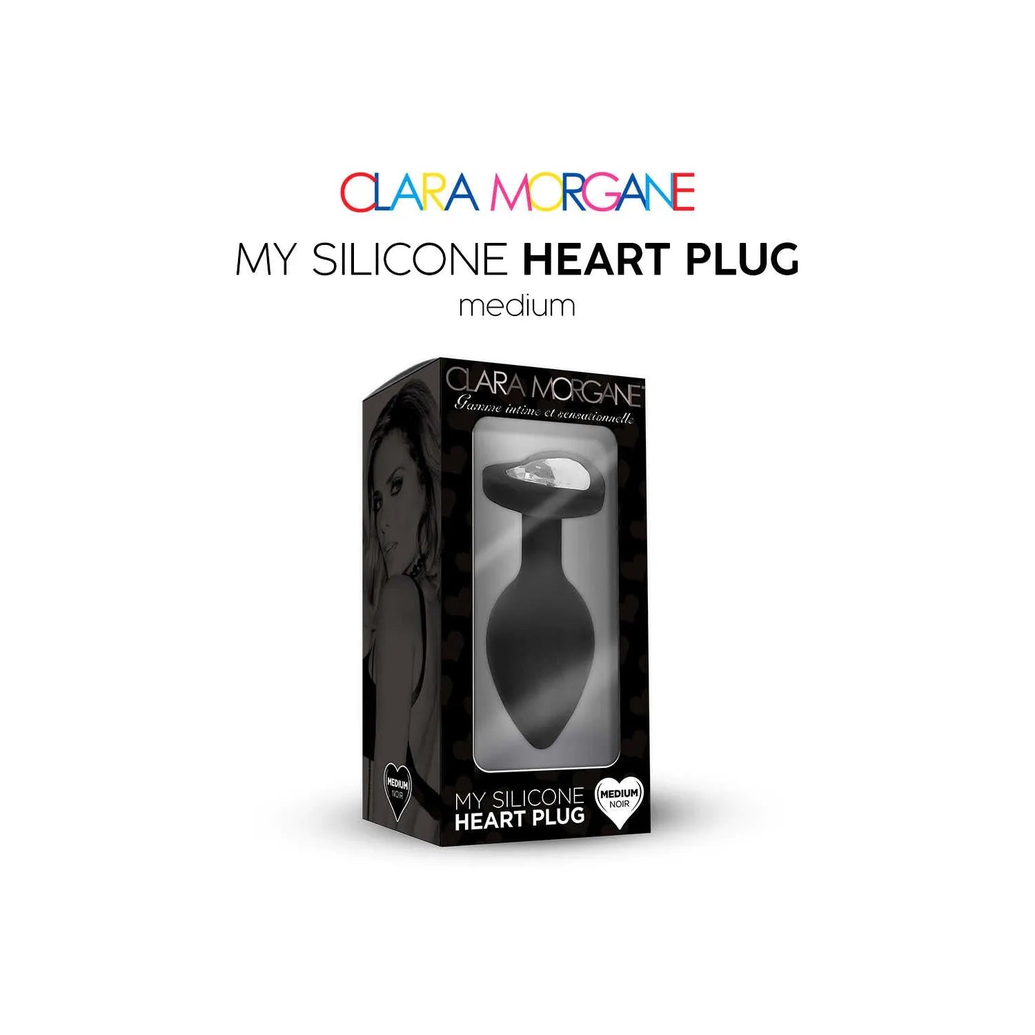 Plug Anal Silicone Noir Taille Small Medium Large