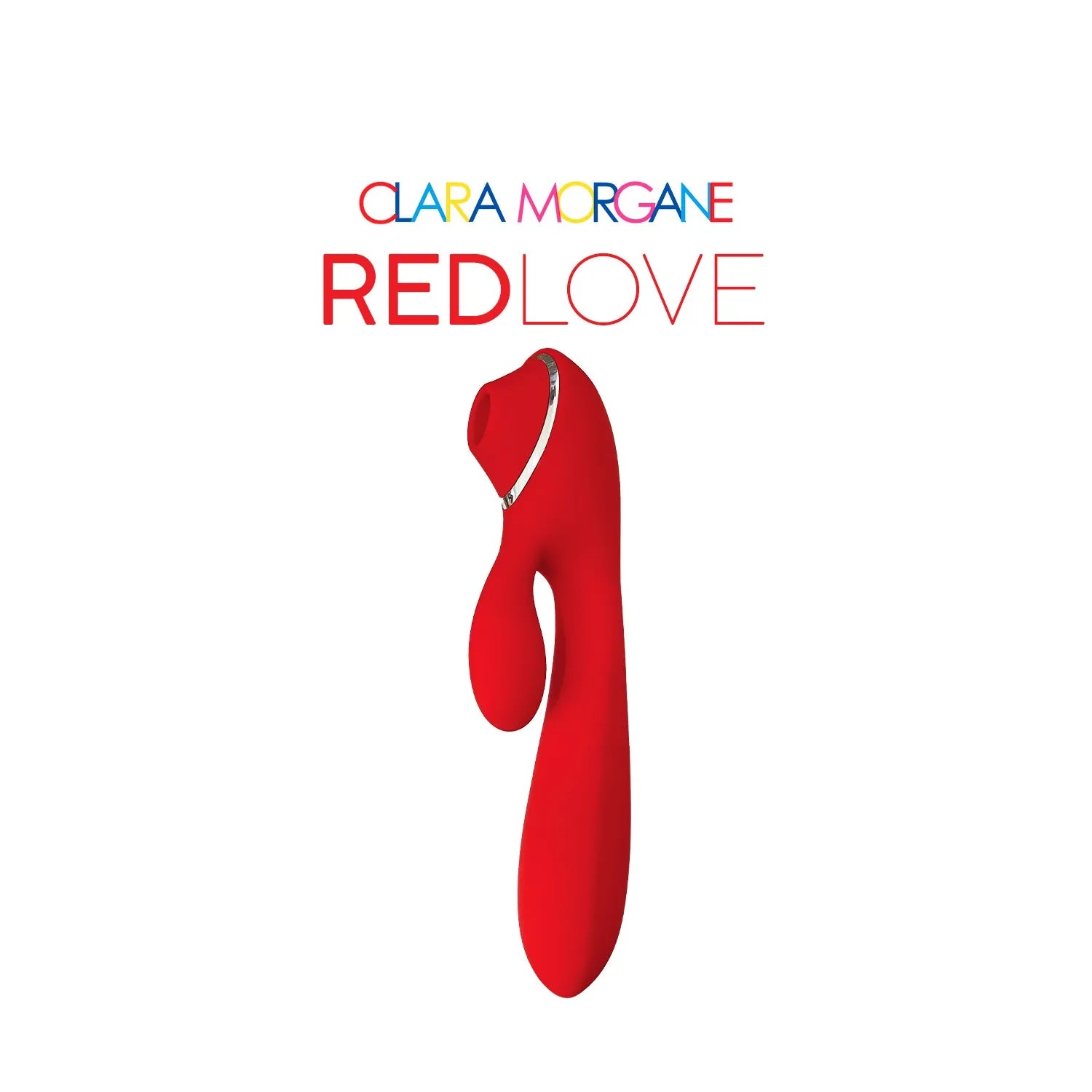 Stimulateur clitoridien rabbit rouge silicone médical waterproof rechargeable