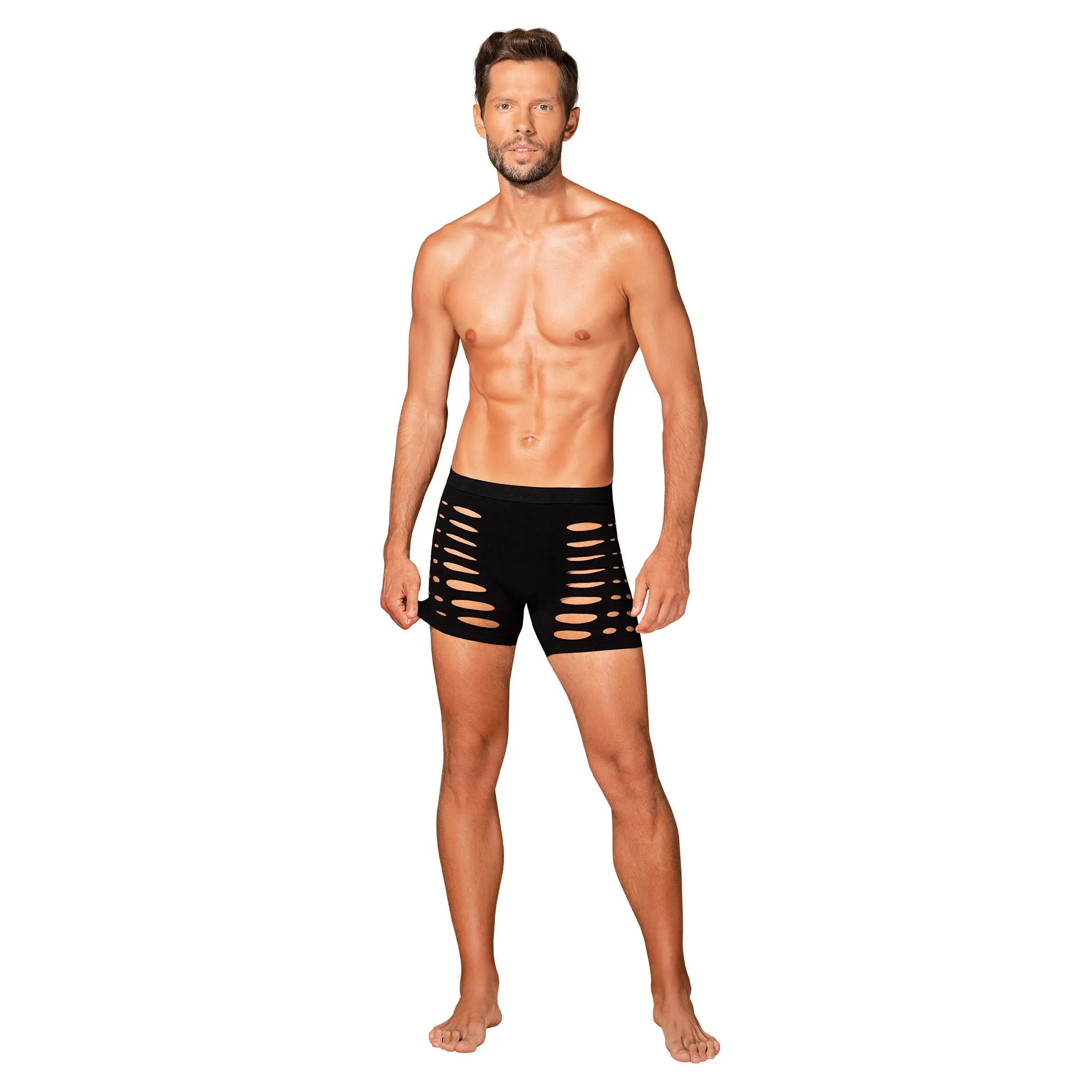 M104 Boxer short Homme noir