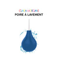 Poire lavement Clara Morgane bleue 250ml ABS PVC sans phtalates