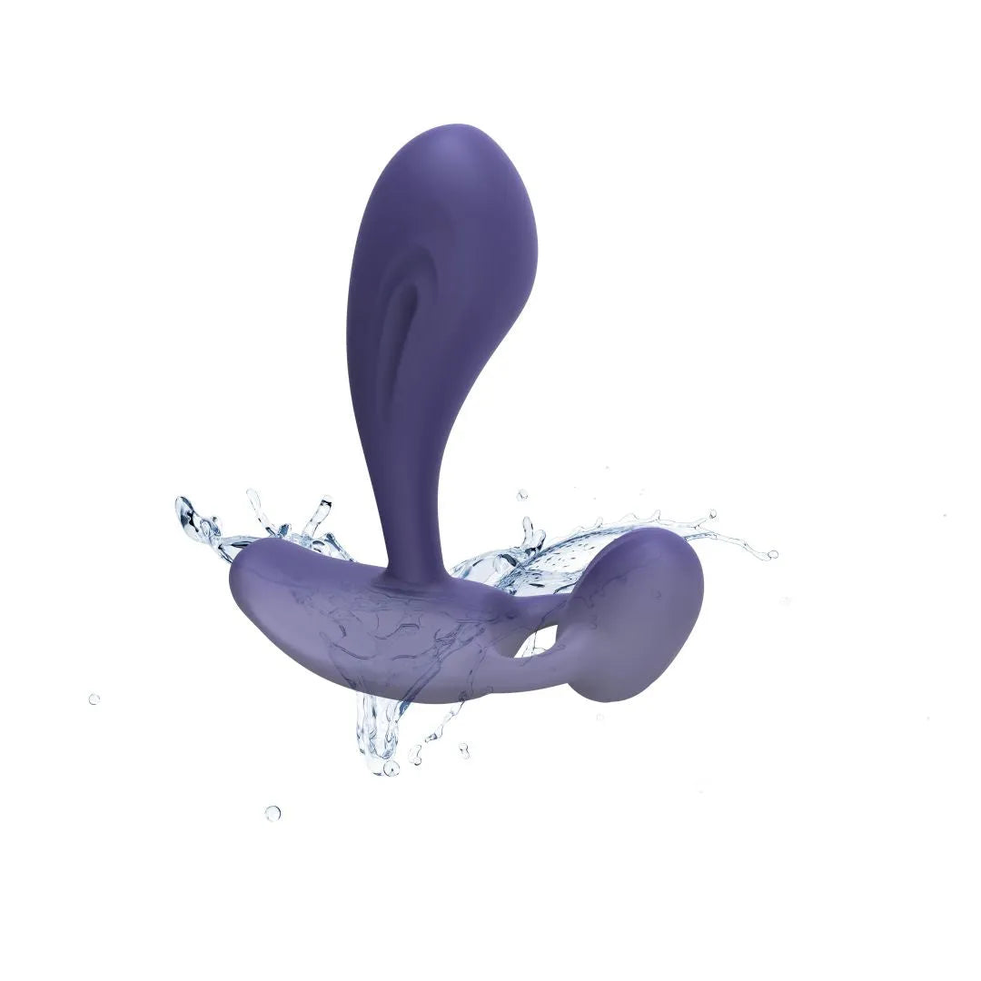 Witty vibromasseur silicone liquide waterproof stimulation clitoridienne point P G télécommande