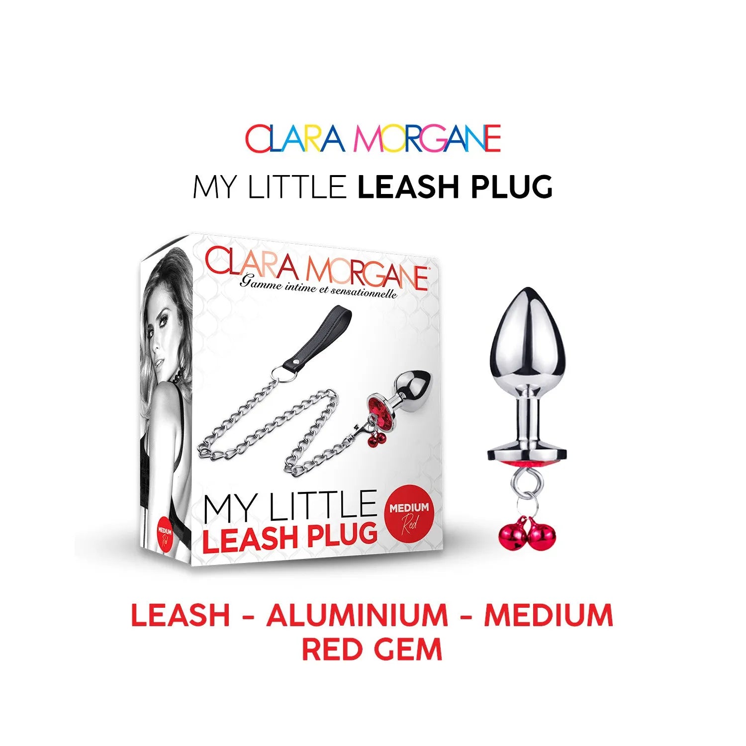 Plug anal métal laisse stimulation prostate plaisir érotique taille medium