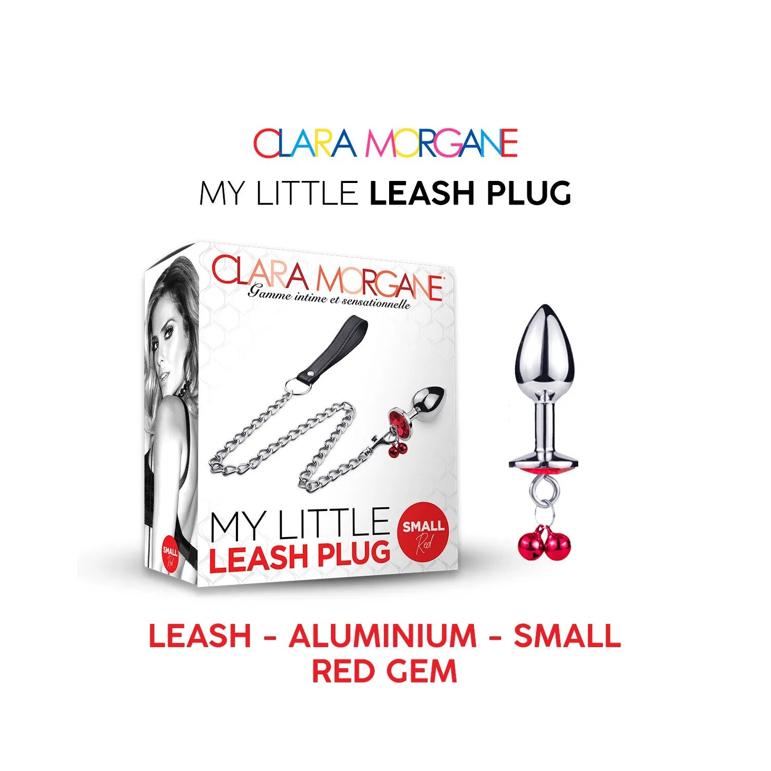My Little Leash Plug SMALL acier hypoallergénique stimulation anale duo excitant