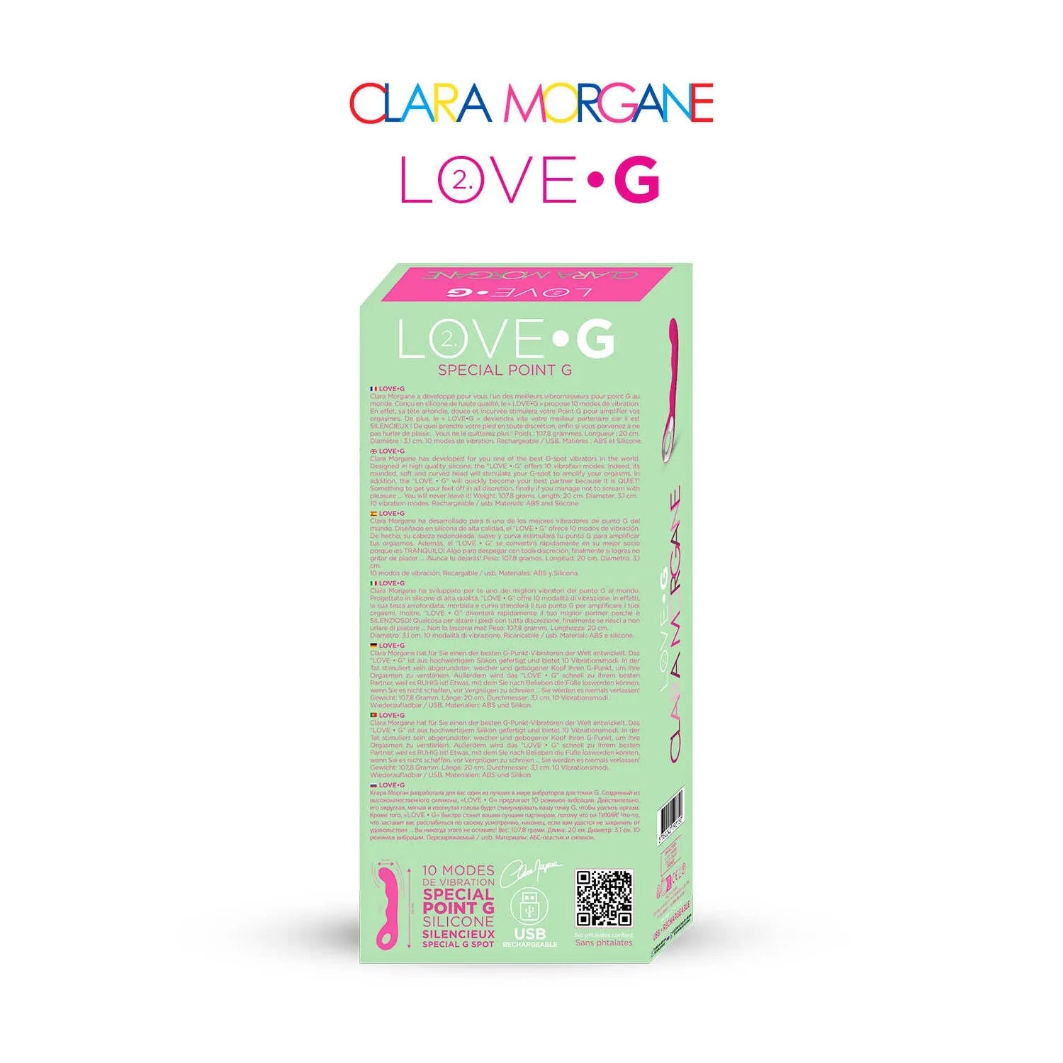 Love G 2.0 vibromasseur - Rose