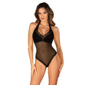Medilla body noir sensuel dentelle bretelles réglables confort ajusté élégant