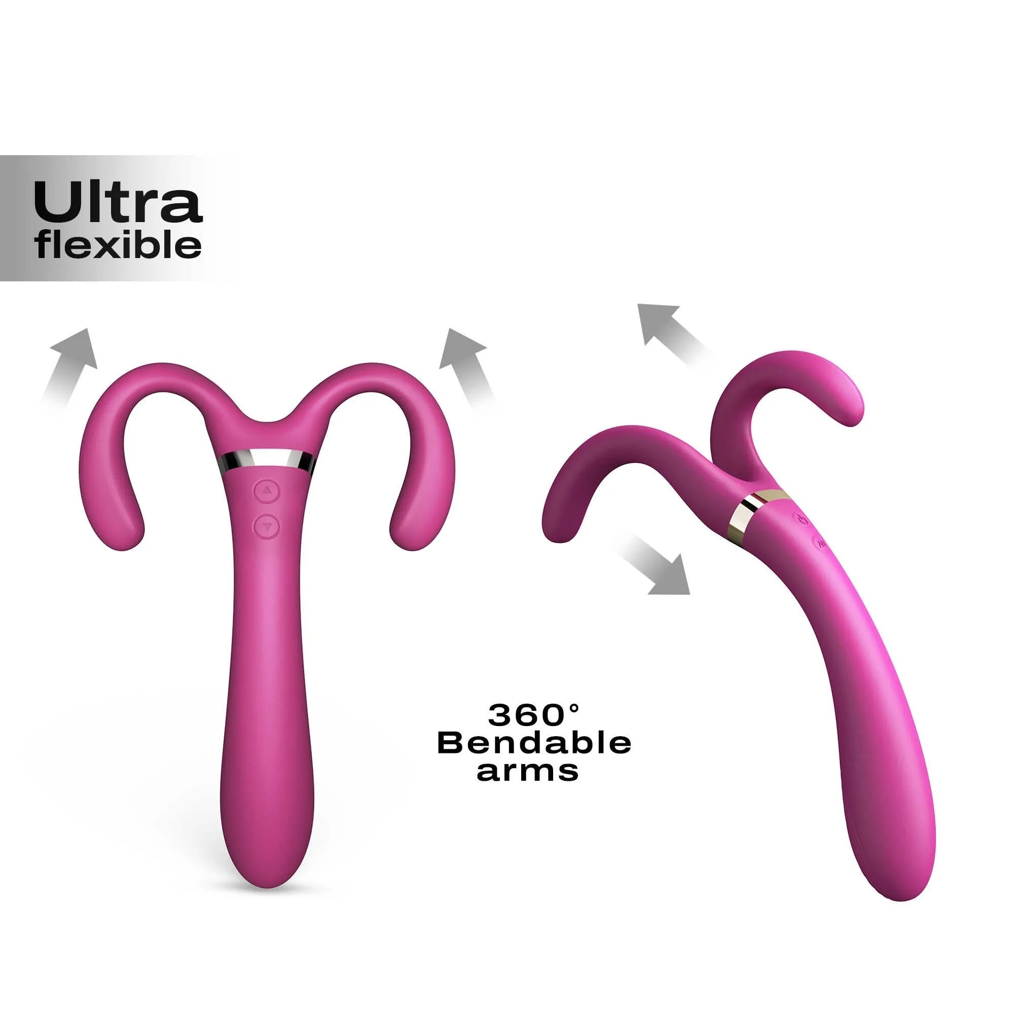 Vibromasseur multifonction rechargeable silicone prune stimulation externe waterproof