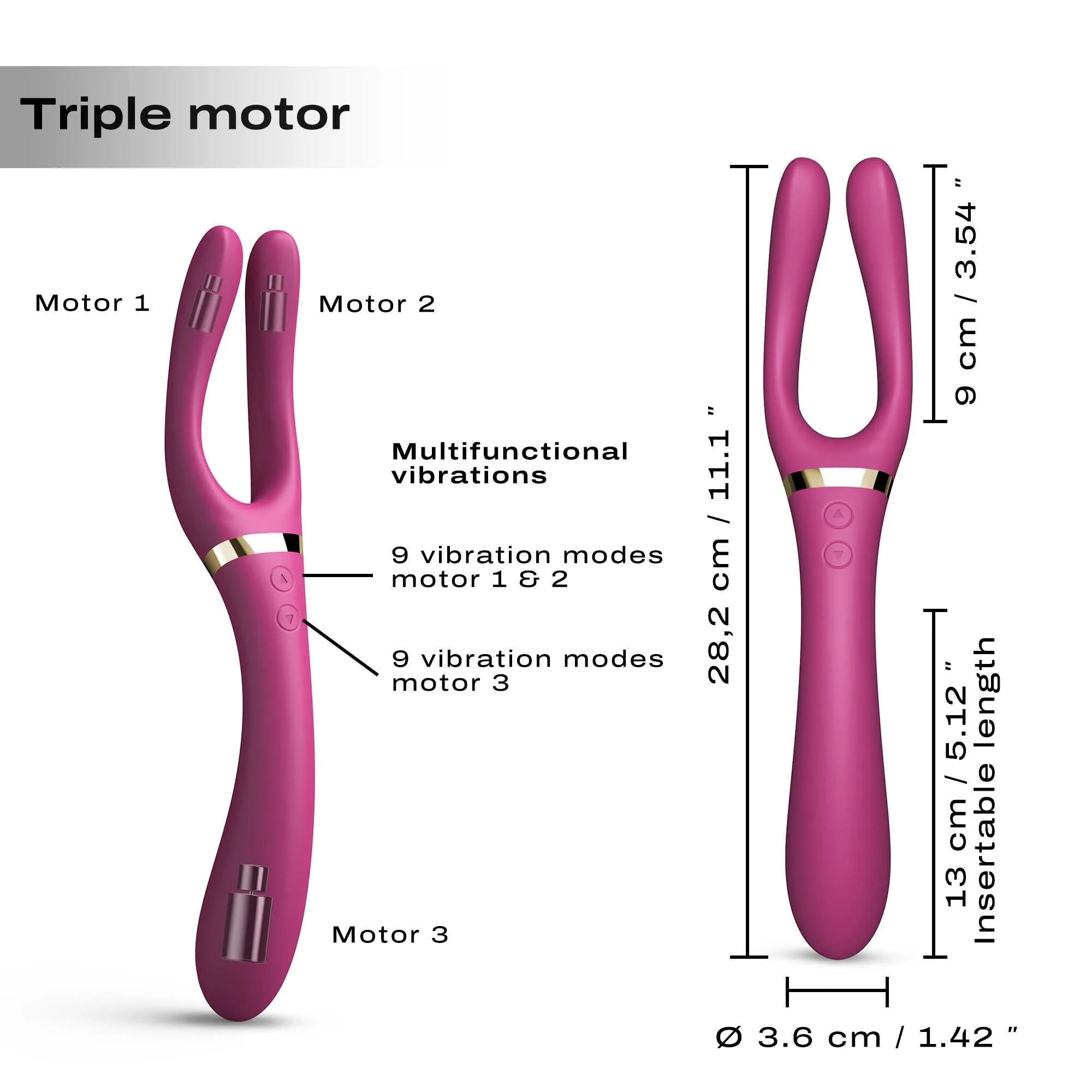 Vibromasseur multifonction rechargeable silicone prune stimulation externe waterproof