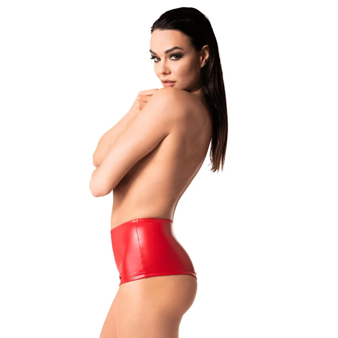 Culotte taille haute Power Wetlook élastique vintage moderne séduction femme