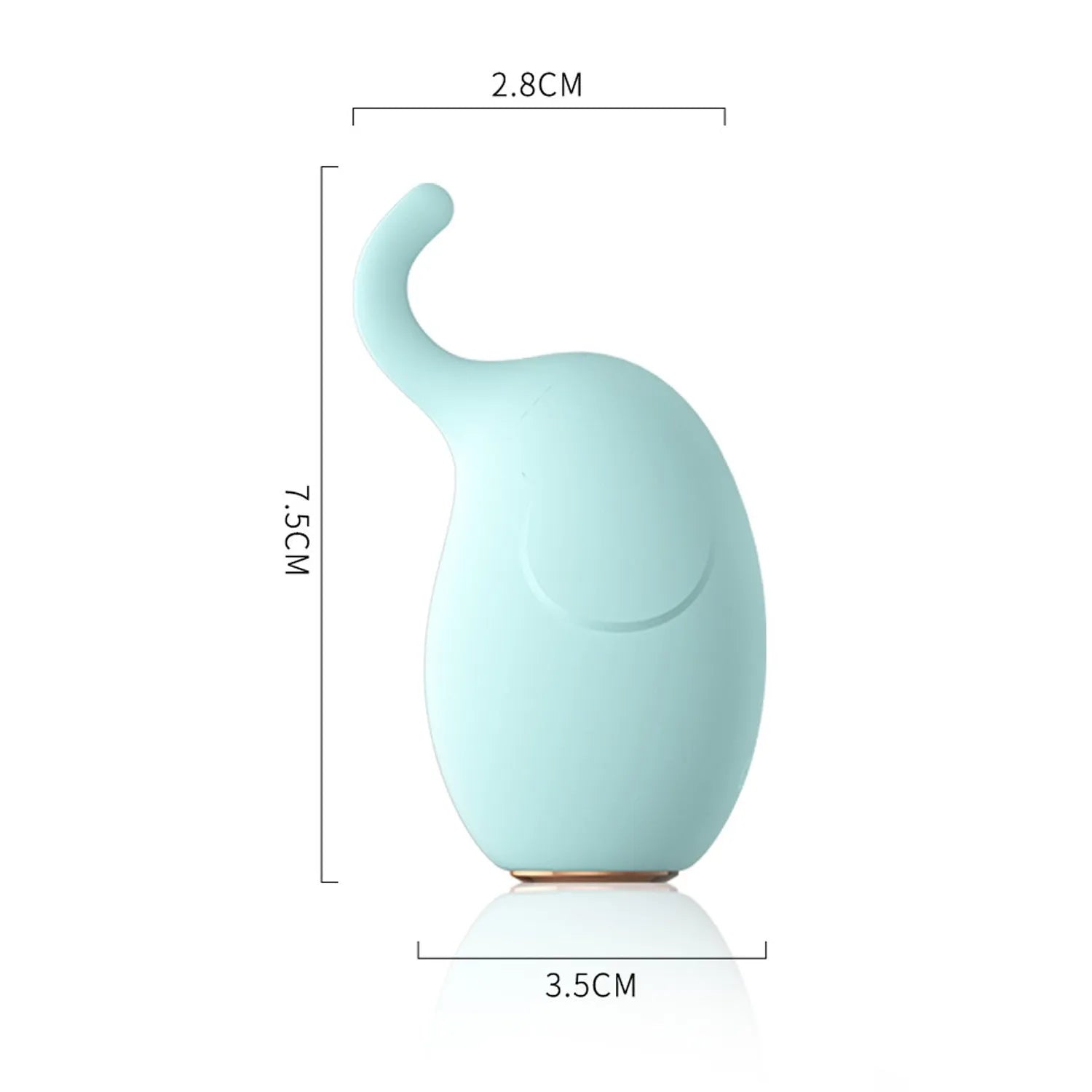 Stimulateur Clitoridien USB Silencieux Petit Éléphant 10 Modes Voyage
